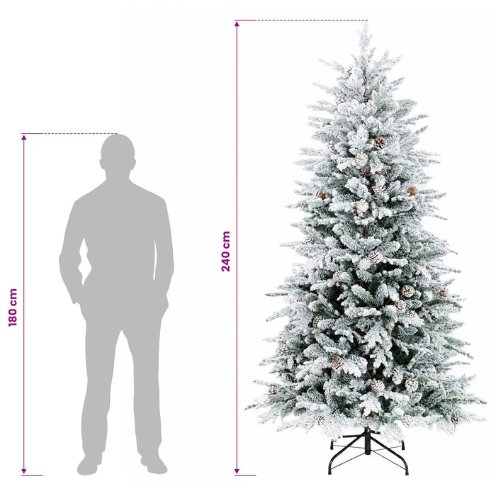 Brad de Crăciun artificial cu ramuri articulare 240 cm - WALTI WALTI