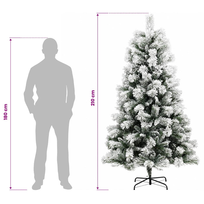 Brad de Crăciun artificial cu ramuri articulare 210 cm - WALTI WALTI