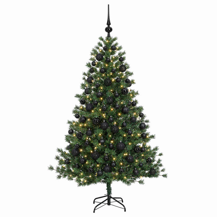 Brad de Crăciun artificial cu glob 210 cm 300 LED-uri Alb cald - WALTI WALTI
