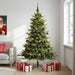 Brad de Crăciun artificial cu globuri 210 cm 300 LED-uri - WALTI WALTI