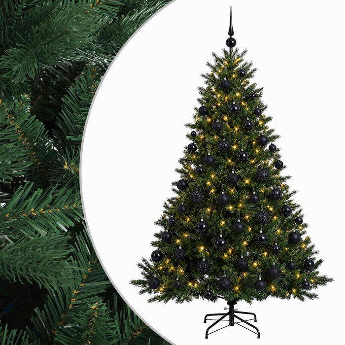 Brad de Crăciun artificial cu glob 240 cm 300 LED-uri Alb cald WALTI