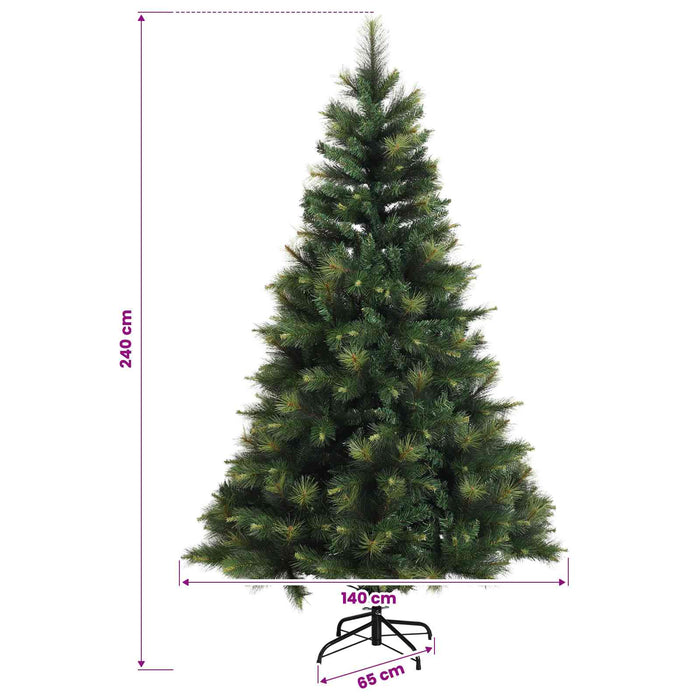 Brad de Crăciun artificial cu glob 240 cm 300 LED-uri Alb cald WALTI