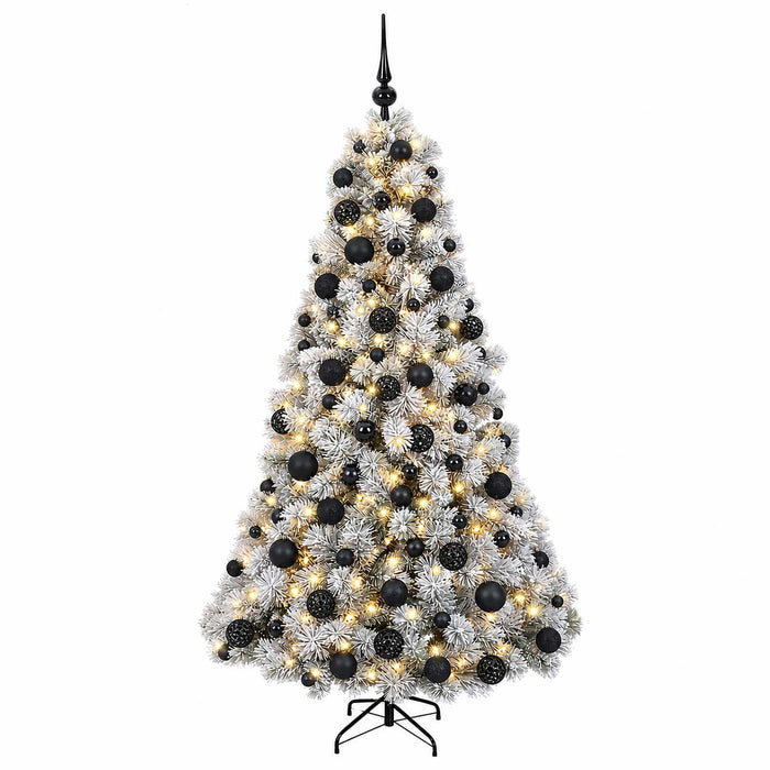 Brad de Crăciun artificial cu glob 240 cm 300 LED-uri Alb cald WALTI