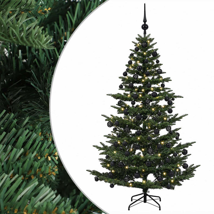Brad de Crăciun artificial cu glob 240 cm 300 LED-uri Alb cald WALTI