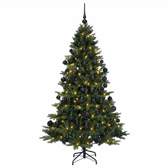 Brad de Crăciun artificial cu glob 240 cm 300 LED-uri Alb cald WALTI