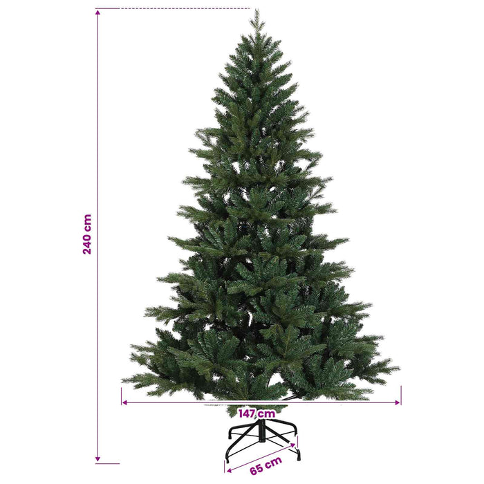 Brad de Crăciun artificial cu glob 240 cm 300 LED-uri Alb cald WALTI