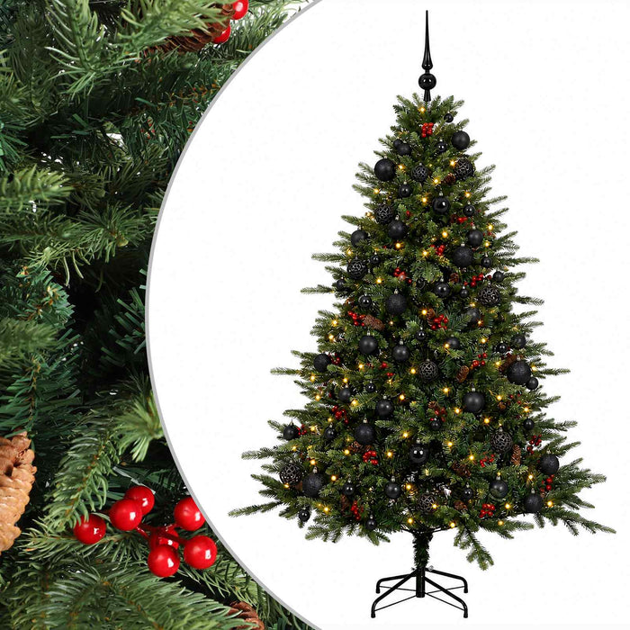 Brad de Crăciun artificial cu glob 240 cm 300 LED-uri Alb cald WALTI