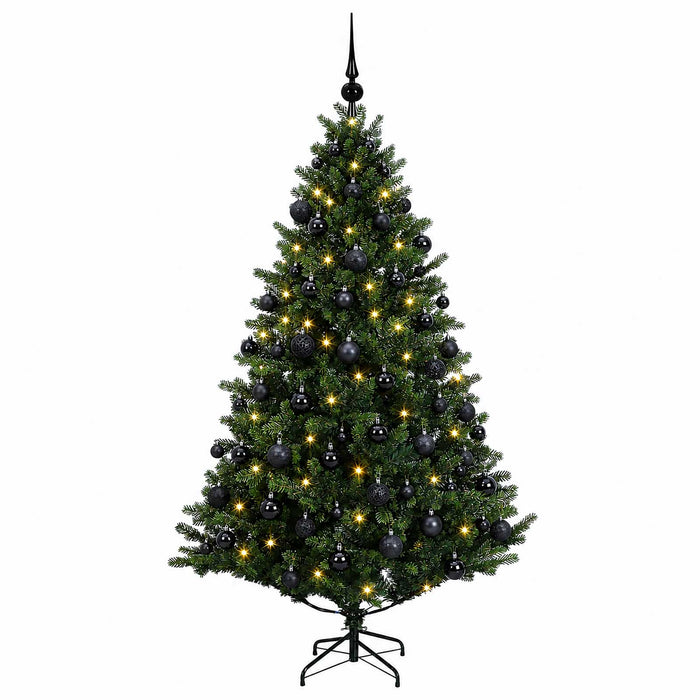 Brad de Crăciun artificial cu glob 210 cm 300 LED-uri Alb cald WALTI