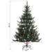 Brad de Crăciun artificial cu glob 210 cm 300 LED-uri Alb cald - WALTI WALTI