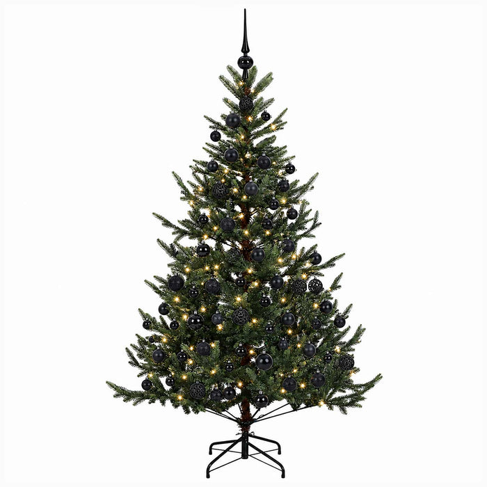 Brad de Crăciun artificial cu glob 240 cm 300 LED-uri Alb cald WALTI