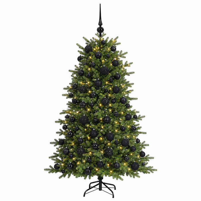 Brad de Crăciun artificial cu glob 180 cm 300 LED-uri Alb cald WALTI