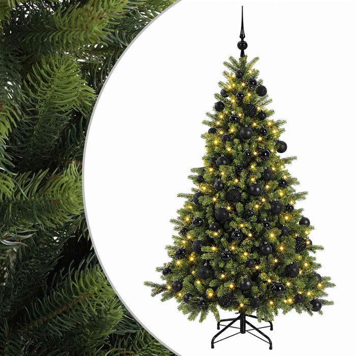 Brad de Crăciun artificial cu glob 180 cm 300 LED-uri Alb cald - WALTI WALTI