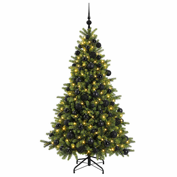 Brad de Crăciun artificial cu glob 180 cm 300 LED-uri Alb cald - WALTI WALTI