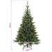 Brad de Crăciun artificial cu glob 180 cm 300 LED-uri Alb cald - WALTI WALTI