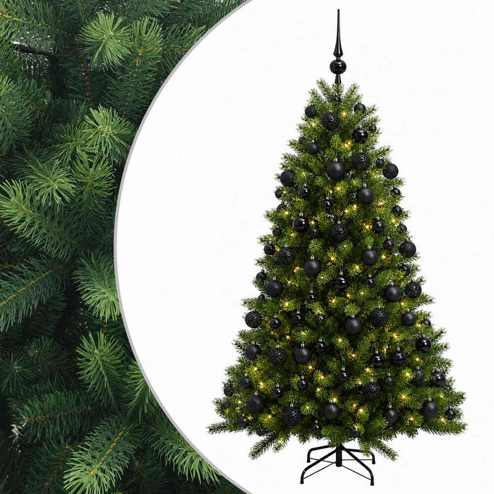 Brad de Crăciun artificial cu globuri 240 cm 300 LED-uri - WALTI WALTI