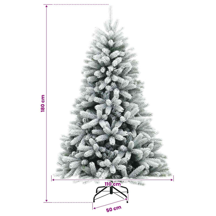 Brad de Crăciun artificial cu globuri 180 cm 300 LED-uri - WALTI WALTI