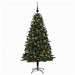 Brad de Crăciun artificial cu globuri 210 cm 300 LED-uri - WALTI WALTI