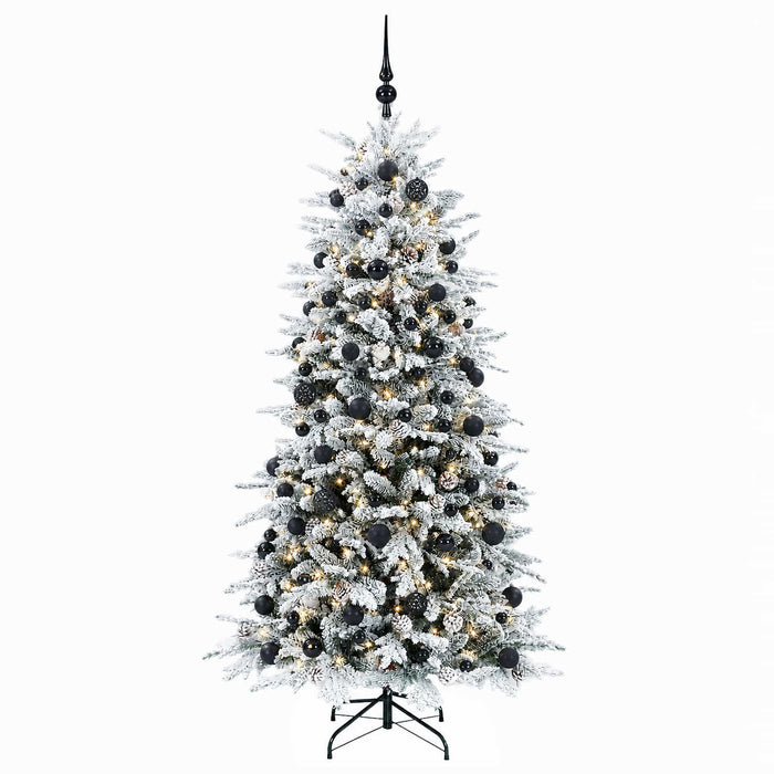 Brad de Crăciun artificial cu glob 240 cm 300 LED-uri Alb cald - WALTI WALTI