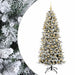 Brad de Crăciun artificial cu glob 210 cm 300 LED-uri Alb cald - WALTI WALTI