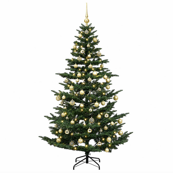 Brad de Crăciun artificial cu glob 180 cm 300 LED-uri Alb cald WALTI