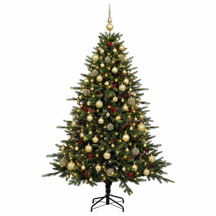 Brad de Crăciun artificial cu glob 240 cm 300 LED-uri Alb cald - WALTI WALTI