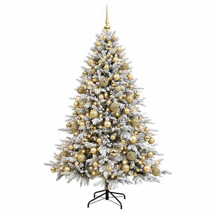 Brad de Crăciun artificial cu glob 180 cm 300 LED-uri Alb cald - WALTI WALTI