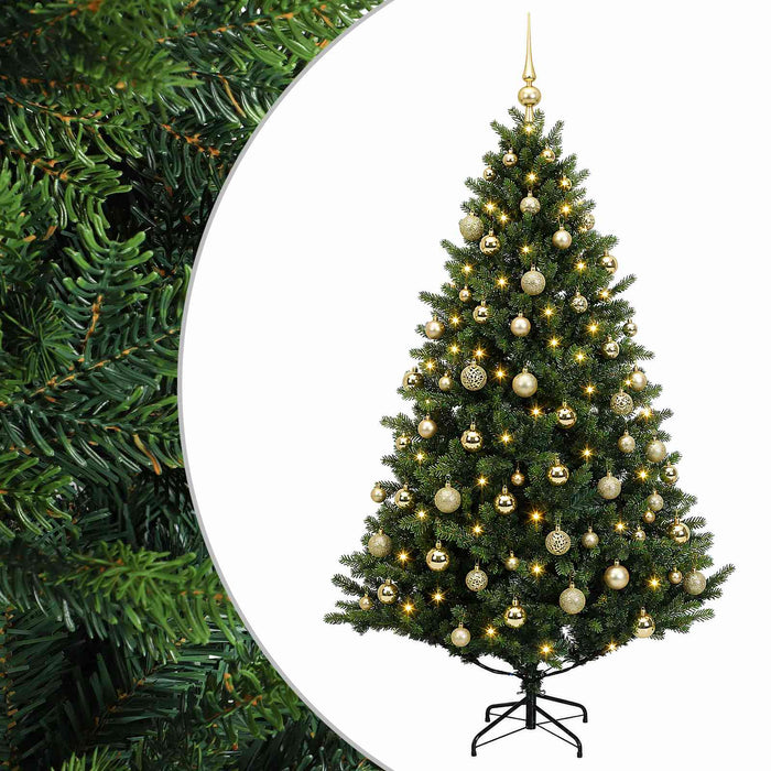 Brad de Crăciun artificial cu glob 240 cm 300 LED-uri Alb cald - WALTI WALTI