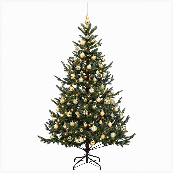 Brad de Crăciun artificial cu glob 240 cm 300 LED-uri Alb cald - WALTI WALTI
