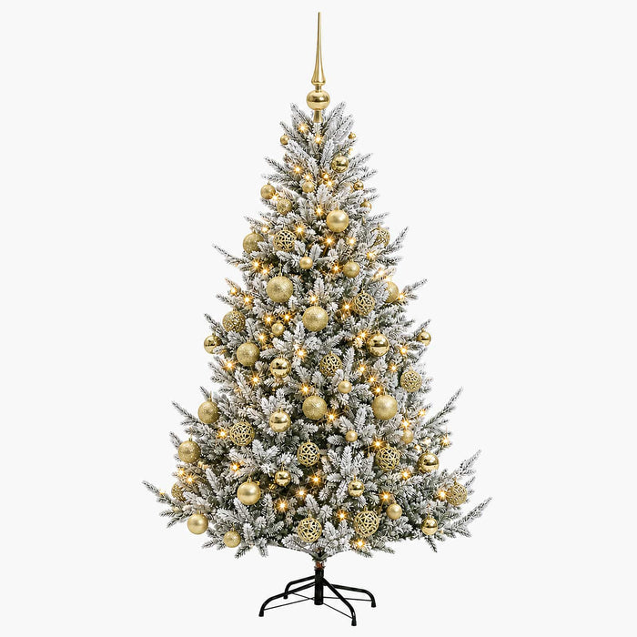Brad de Crăciun artificial cu glob 240 cm 300 LED-uri Alb cald - WALTI WALTI
