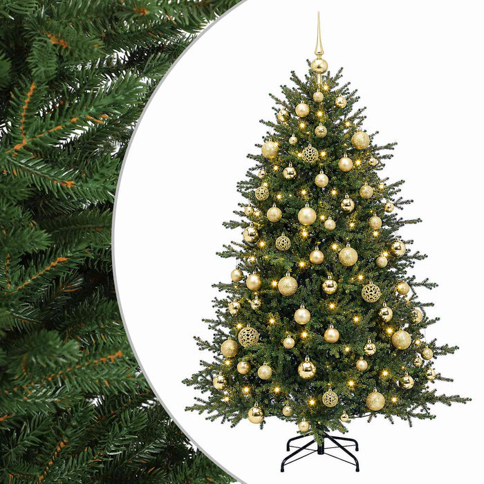 Brad de Crăciun artificial cu glob 240 cm 300 LED-uri Alb cald - WALTI WALTI
