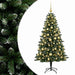 Brad de Crăciun artificial cu globuri 210 cm 300 LED-uri - WALTI WALTI