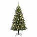 Brad de Crăciun artificial cu globuri 210 cm 300 LED-uri - WALTI WALTI