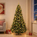 Brad de Crăciun artificial verde, cu glob 240 cm 300 LED-uri - WALTI WALTI