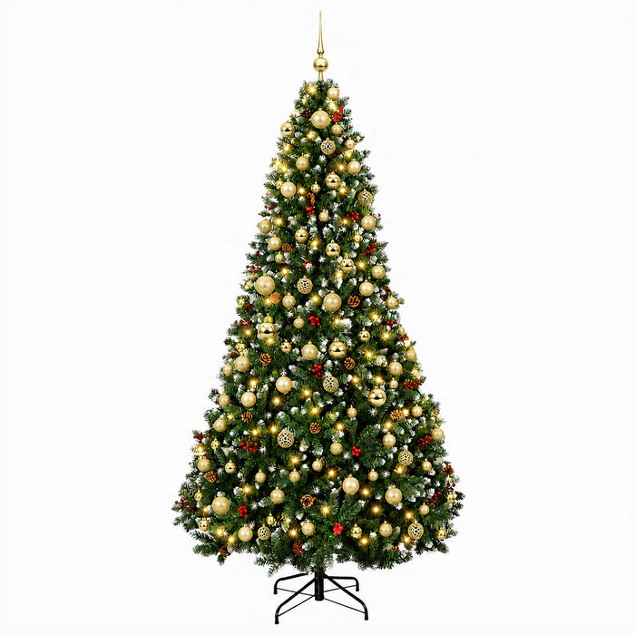 Brad de Crăciun artificial verde, cu glob 240 cm 300 LED-uri - WALTI WALTI