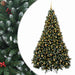 Brad de Crăciun artificial verde cu glob 210 cm 300 LED-uri - WALTI WALTI