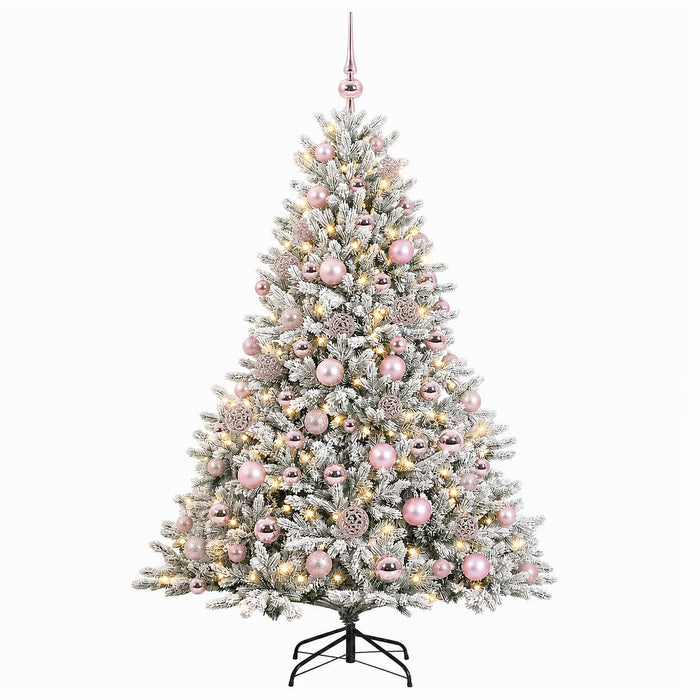 Brad de Crăciun artificial cu glob 240 cm 300 LED-uri Alb cald WALTI
