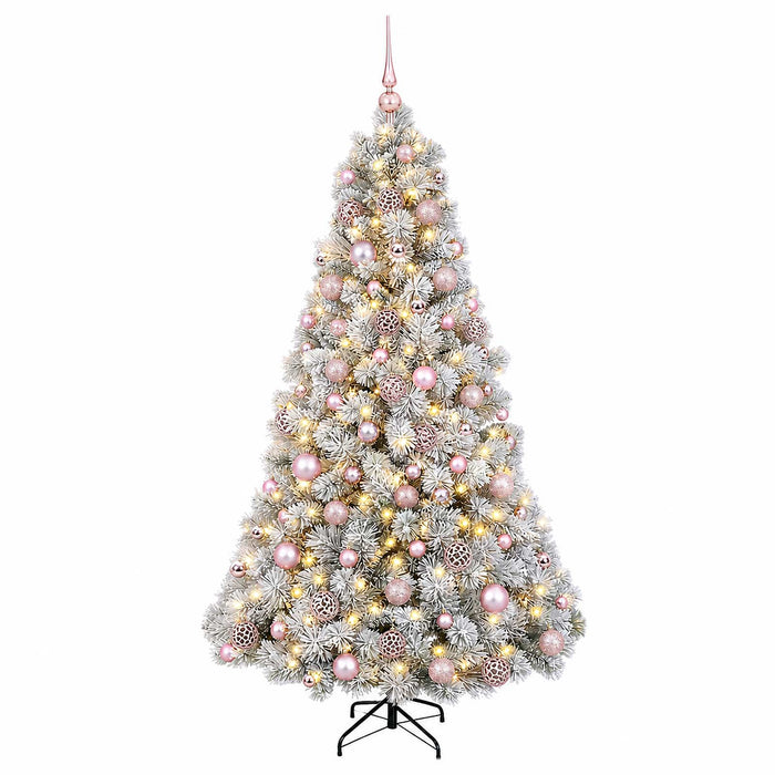 Brad de Crăciun artificial cu glob 240 cm 300 LED-uri Alb cald - WALTI WALTI