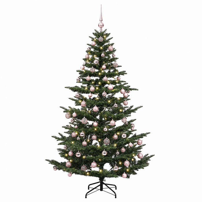 Brad de Crăciun artificial cu glob 240 cm 300 LED-uri Alb cald WALTI