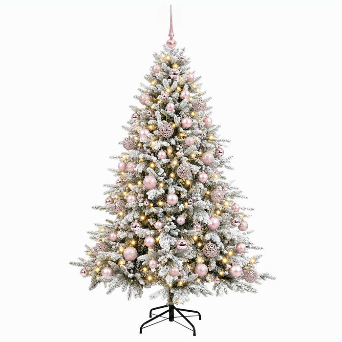 Brad de Crăciun artificial cu glob 180 cm 300 LED-uri Alb cald WALTI