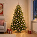 Brad de Crăciun artificial cu globuri 240 cm 300 LED-uri - WALTI WALTI