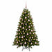 Brad de Crăciun artificial cu globuri 210 cm 300 LED-uri - WALTI WALTI