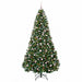 Brad de Crăciun artificial, verde, cu glob 210 cm 300 LED-uri - WALTI WALTI