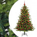Brad de Crăciun artificial cu globuri 180 cm 300 LED-uri - WALTI WALTI