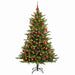 Brad de Crăciun artificial cu globuri 180 cm 300 LED-uri - WALTI WALTI