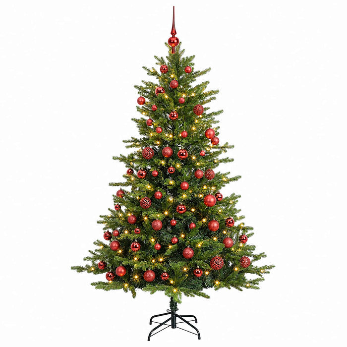 Brad de Crăciun artificial cu glob 240 cm 300 LED-uri Alb cald - WALTI WALTI