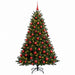 Brad de Crăciun artificial cu glob 210 cm 300 LED-uri Alb cald - WALTI WALTI