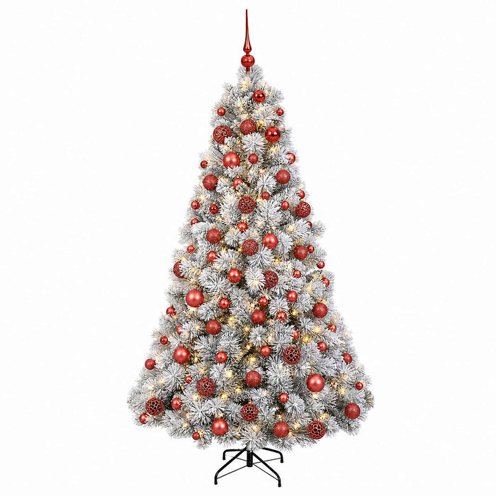 Brad de Crăciun artificial cu glob 240 cm 300 LED-uri Alb cald - WALTI WALTI
