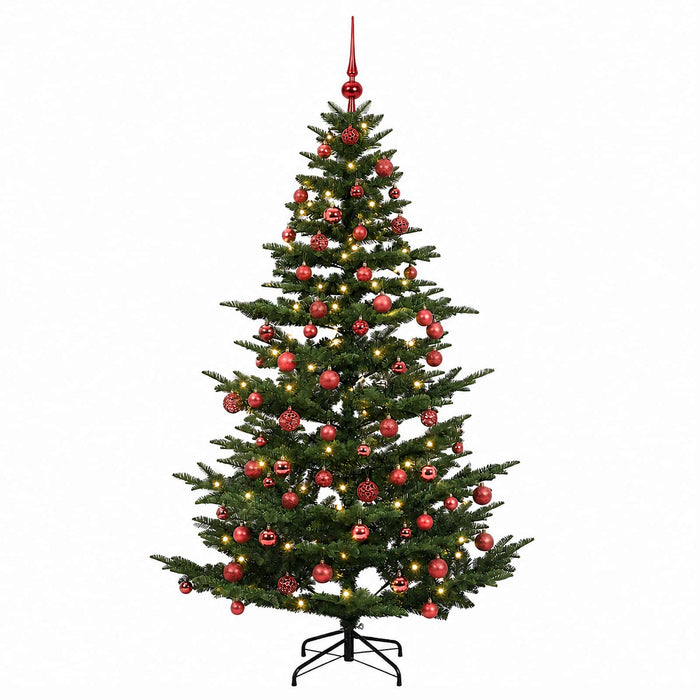 Brad de Crăciun artificial cu glob 240 cm 300 LED-uri Alb cald - WALTI WALTI