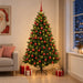 Brad de Crăciun artificial cu globuri 210 cm 300 LED-uri - WALTI WALTI