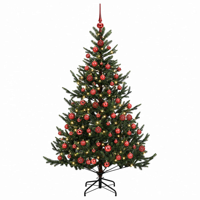 Brad de Crăciun artificial cu glob 180 cm 300 LED-uri Alb cald - WALTI WALTI